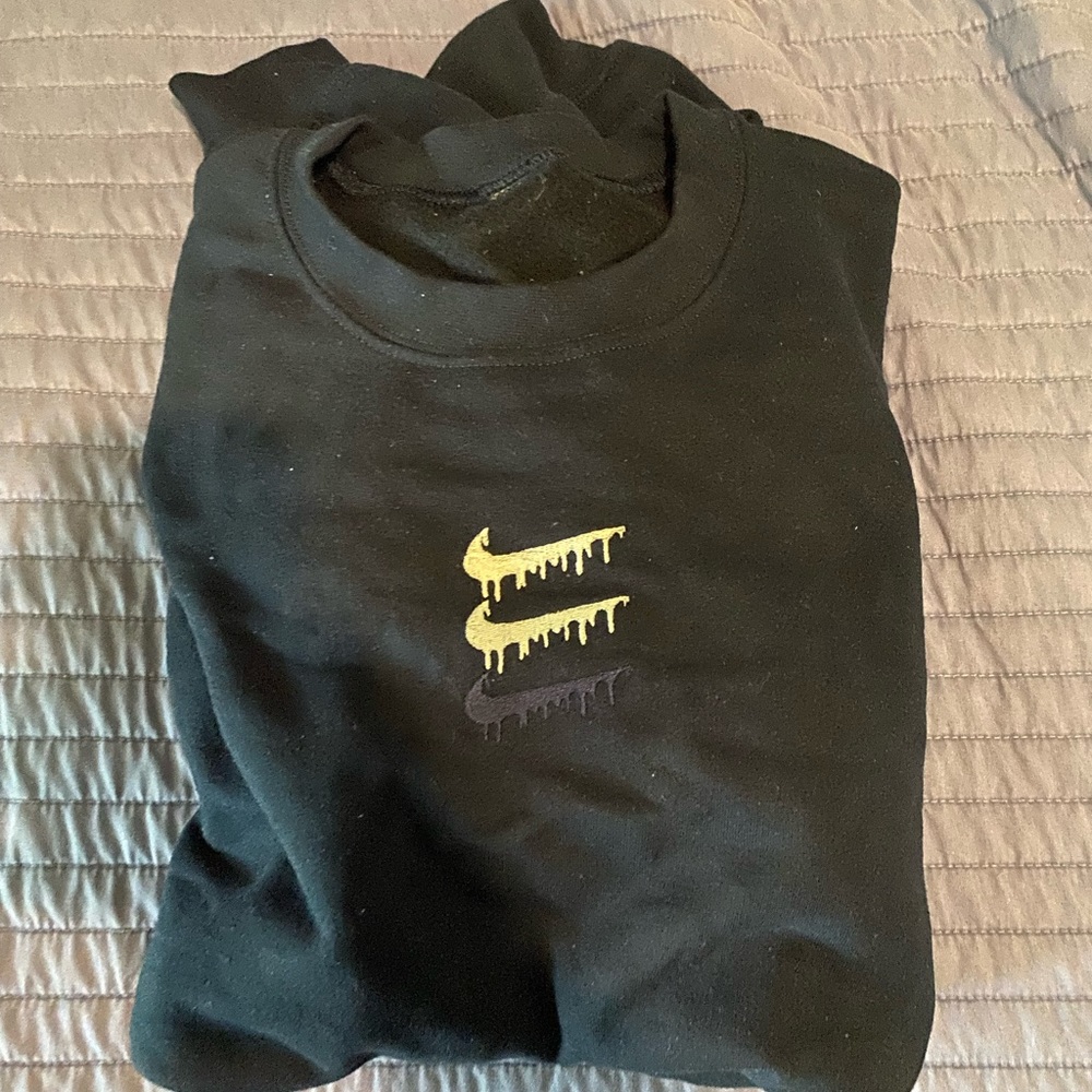 Custom made Nike drip sweatshirt